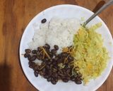 A picture of step 7 of Njahi stew.