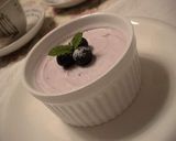 A picture of step 7 of Healthy Blueberry No-Bake Cheesecake.