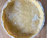 Une image de l'étape 2 de Tarte salée poulet, oignons et reblochon avec pâte à tarte au petit épeautre express sans œuf.