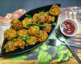 A picture of step 3 of Drumstick Flower Fritters.