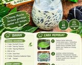 Foto langkah ke 8 dari resep Es Cendol Kecebong Creamy Matcha.