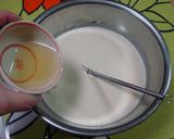 A picture of step 4 of Roasted Green Tea Pudding.