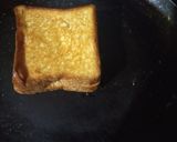 A picture of step 2 of Rabdi Bread SandWich.
