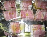 A picture of step 4 of Delicious Hanpen Wrapped in Bacon.