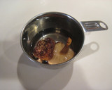 A picture of step 1 of Chawan-mushi (Our Family's Golden Ratio).