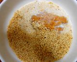 A picture of step 2 of Egg-Free Miso & Sesame Okara Biscotti.