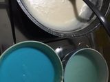 Marble bread pudding (puding roti tawar)