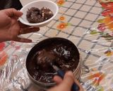 A picture of step 5 of Chocolate dessert loaded with dry fruits.