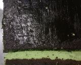Foto langkah ke 11 dari resep Brownies kukus Coklat Pandan.