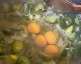 A picture of step 4 of Scrambled Zucchini.