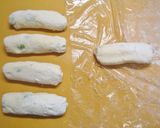 A picture of step 3 of Crispy Skewered Pork Wraps with Edamame and Cheese.