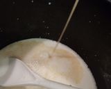 A picture of step 2 of Sourdough Cinnamon rolls.