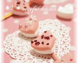 A picture of step 8 of Sakura Petals for Doll Festival Cakes.