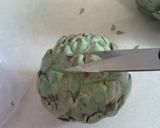 A picture of step 1 of Authentic ! Artichokes with Hollandaise Sauce.