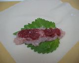 A picture of step 3 of Easy Spring Rolls with Chicken Breast and Shiso.