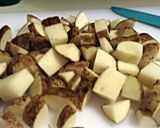 A picture of step 3 of Garlic & Seasalt Grilled Potatoes.