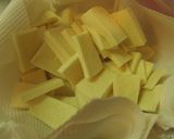 A picture of step 3 of Low-Carb Crispy Koya Dofu Snack.