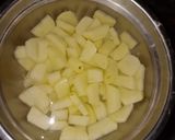 A picture of step 1 of Potato manchurian.