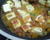 A picture of step 6 of Malai paneer.