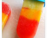 A picture of step 12 of Rainbow Popsicles.