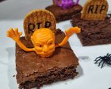 Foto del paso 3 de la receta: BROWNIE MONSTRUOSOS DE HALLOWEEN🎃❤️