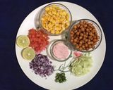 A picture of step 1 of Mixed Chana Chaat.