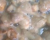 A picture of step 2 of Achari Mushroom.