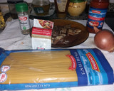 Foto del paso 1 de la receta: Espaguetis con salsa a la napolitana con panceta