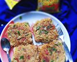 A picture of step 4 of Maggi Magical Toast.