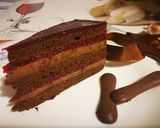 Málnazselés csokimousse torta 🎂 recept fázis 12 fotója