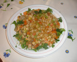 Foto del paso 9 de la receta: Sopa minestrone con gambas