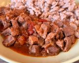 Sertéspörkölt sertéslapockából, kuktával készítve recept fázis 6 fotója