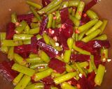 Foto del paso 5 de la receta: Vacío tiernizado en espinaca y ensalada de chaucha y remolacha