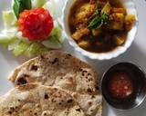 Doodhi alu sabji in garlic green masala gravy!! recipe step 6 photo