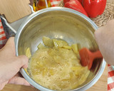 Foto del paso 6 de la receta: Pimientos rojos rellenos de tortilla de patatas en Airfryer Proscenic T31 de 15L