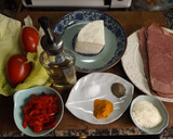 Foto del paso 1 de la receta: Rollos de carne fría