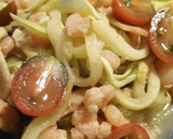 Foto del paso 5 de la receta: Espagueti de calabacín con champiñones y gambas