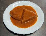 Foto del paso 5 de la receta: Tortilla de patatas con cebolla en salsa