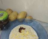 Bubur oat langkah memasak 3 foto