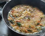 A picture of step 3 of Lapse upma(broken wheat rava upma).