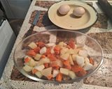 Foto del paso 1 de la receta: Ensalada de pasta y lechuga, atún🥬🥔🥕🥚