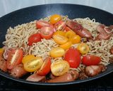 A picture of step 3 of Ramen With Whole Grain Mustard Sauce.