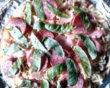 A picture of step 4 of Ladybirds Easy Pizza Threesome . Pizza , Pizza Wraps & Pizza Pinwheels ..
