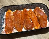 Bacon-Hagyma ágyon sült hús recept fázis 4 fotója