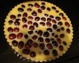 A picture of step 11 of ''Flan aux Cerises' Cherry Tart.