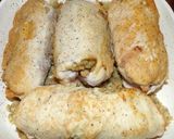 A picture of step 2 of Stuffed Chicken Breast with Morel Mushrooms & Stuffing.