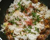 A picture of step 10 of Paneer masala biryani.