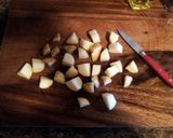 A picture of step 2 of Roasted Rosemary White Potatoes.