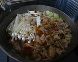 A picture of step 3 of My Family's Spicy Dan Dan Hot Pot with Sesame Seeds.