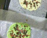 A picture of step 2 of Coconut paan roll.